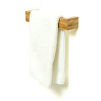 Slimline Hand Towel Rail // 28cm (Natural Oak)