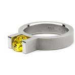 Inox Play // 4.5mm // Yellow Cubic Zirconia (Size 4)