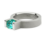 Inox Play // 4.5mm // Mint Green Cubic Zirconia (Size 4)