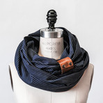Amelie Scarf // Navy Linen