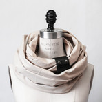Amelie Scarf // Cream Linen