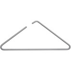 Triangle Hanger // Metallic