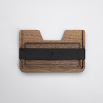 Poquito Wood Wallet // Dark Walnut