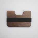 Poquito Wood Wallet // Dark Walnut