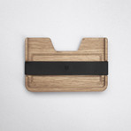 Poquito Wood Wallet // White Oak