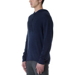 Huffer Hoodie // Navy (XS)