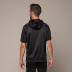 Fulton Shortsleeve Hoodie // Black (S)