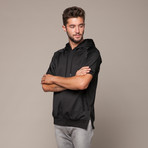 Fulton Shortsleeve Hoodie // Black (S)