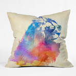 Sunny Leo Throw Pillow (18" x 18")