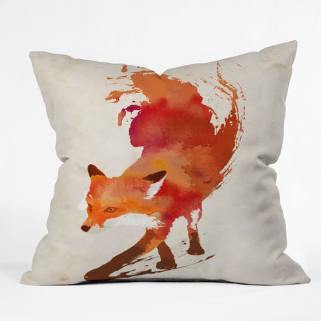 Vulpes Throw Pillow (18" x 18")