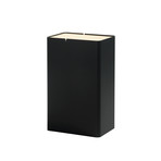 P-DREI Waste Bin // Black Anodised (Small, White Lid)