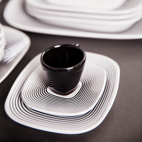 Karim Rashid Dinnerware Set // Shift Wisk // 20 pc.