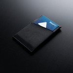 Dash Wallet // Vegetable Tanned Leather Wallet // Black