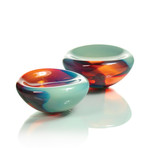 Cell Bowl // Cherry Turquoise Shiny (6"Dia)