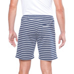 Jericho French Vacation Shorts // Navy + White (S)