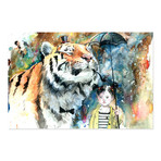 Mr Tiger (24"L x 16"H x 2"D)