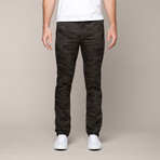 Grant Skinny Stretch Chino // Black Camo (36WX32L)