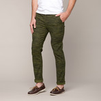 Grant Skinny Stretch Chino // Olive Brush (38WX32L)