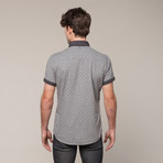 Button Up T-Shirt // Gray (S)