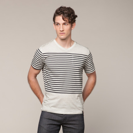 Chest Pocket Striped Tee (M)