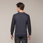 Long Sleeve Crew W/ French Terry Sleeves (L)