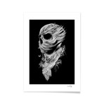 Peeling Skull (Print // 16"L x 20"H)