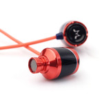 E10 Noise Isolating In-Ear Headphones (Black + Red)