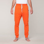 Loose Fit Sweat Pants // Orange (XS)