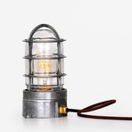 Edison Cage Table Lamp // Industrial