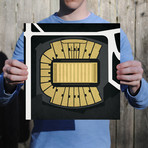 Vanderbilt Stadium (12"W x 12"H // Unframed)