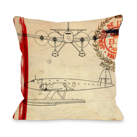 Air Espagne France 1945 // Pillow