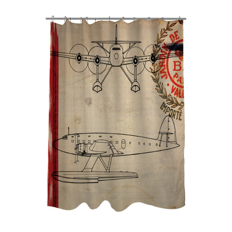 Air Espagne France 1946 // Shower Curtain