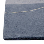 Hand Tufted Catena // Trenza // Aqua (5'L x 7'H)