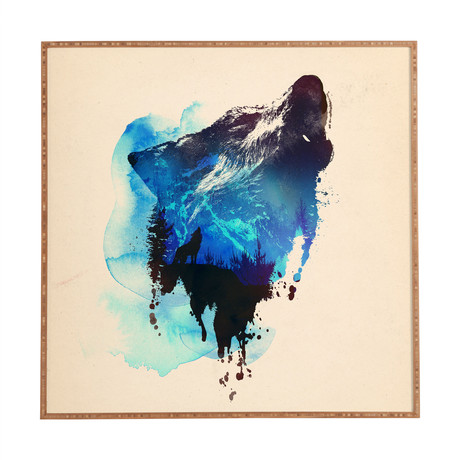 Robert Farkas // Alone As A Wolf (20"L x 20"H)