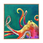 Clara Nilles // Mardi Gras Octopus (20"L x 20"H)