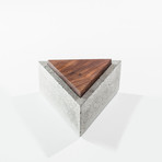 Triangle Concrete Box (Gray)
