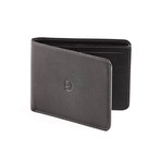 Leather Slim Wallet (Black)