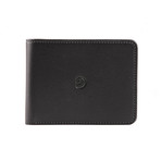 Leather Slim Wallet (Black)