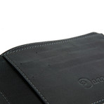 Leather Wallet with iPhone 5/5S Case (Black)