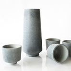 Soapstone Sake Set // Set of 4