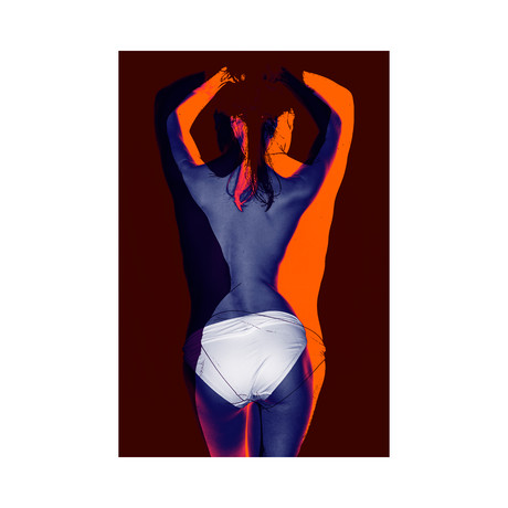 ABSTRACT NUDE 42 (16"L x 24"H)