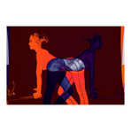 ABSTRACT NUDE 41 (16"L x 24"H)