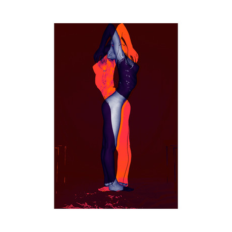 ABSTRACT NUDE 39 (16"L x 24"H)