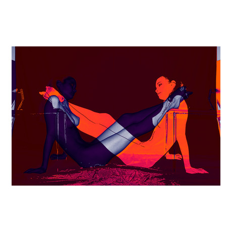 ABSTRACT NUDE 38 (16"L x 24"H)