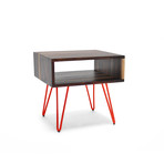 Ciao Side Table // Sonokeling // 20" (Tomato)