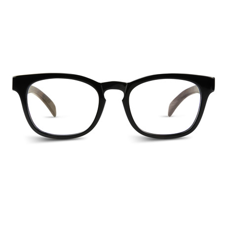 Bond // Optical Glasses (Shiny Black + Walnut)