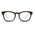 Bond // Optical Glasses (Shiny Black + Walnut)