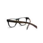 Arden // Optical Glasses (Matte Black + Walnut)