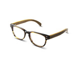 Bluebird // Optical Glasses (Black Crystal + Bamboo)