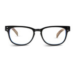 Bluebird // Optical Glasses (Black Crystal + Bamboo)